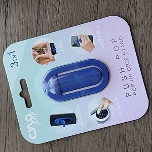 Blue Push-POP 3-in-1 Phone Grip NWT